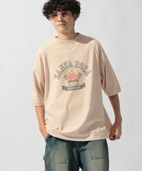 SCREEN STARS(スクリーンスターズ)の「【SCREEN STARS(スクリーンスターズ)】別注ヴィンテージラグランスリーブTシャツ(Tシャツ/カットソー・メンズ・チャコール/レッド/ベージュ・MEDIUM/LARGE)」の3枚目の写真