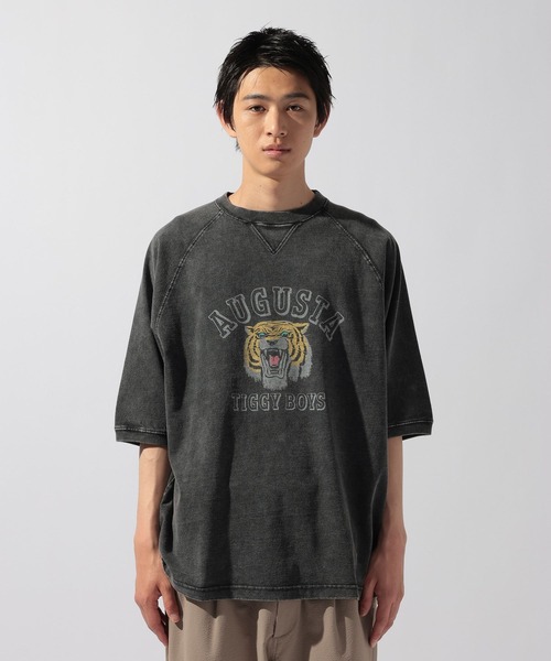 SCREEN STARS(スクリーンスターズ)の「【SCREEN STARS(スクリーンスターズ)】別注ヴィンテージラグランスリーブTシャツ(Tシャツ/カットソー・メンズ・チャコール/レッド/ベージュ・MEDIUM/LARGE)」の11枚目の写真