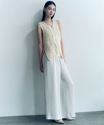 ＜SEASONAL COLLECTION＞ドレープ シルキー パンツ