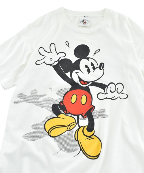 LABORATORY R(ラボラトリーアール)の「【USED】90’s Disney “Mickey” キャラクター Tシャツ(Tシャツ/カットソー・メンズ・ホワイト・X-LARGE)」の2枚目の写真