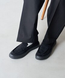 〈MENS〉スエード調 スニーカーソールローファー
