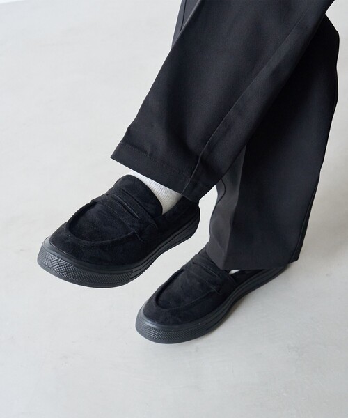 coen（コーエン）の「〈MENS〉スエード調 スニーカーソールローファー（ローファー・メンズ・その他1/ブラック・25.5cm/26.5cm/27.5cm）」の3枚目の写真