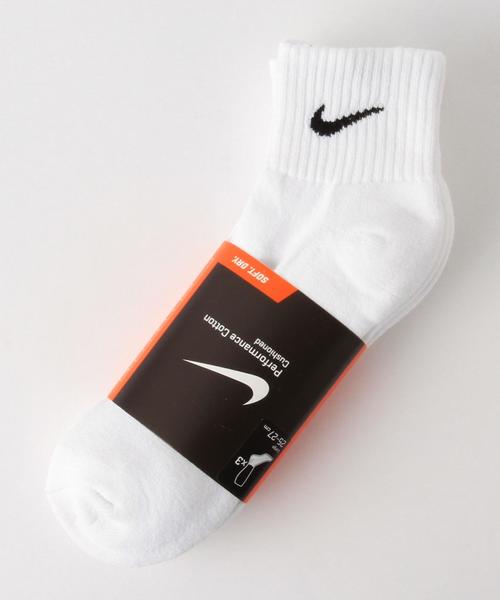 NIKE（ナイキ）の「＜NIKE(ナイキ）＞ 3P コットン クッション ソックス◆（ソックス/靴下・メンズ・ホワイト・25-27）」の4枚目の写真