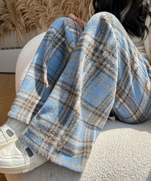 Ressaca（レサーカ）の「ルーズシルエットチェック柄イージーパンツ（その他パンツ・レディース・レッド/ブラック/ブルー/ブラウン・M/L）」の11枚目の写真