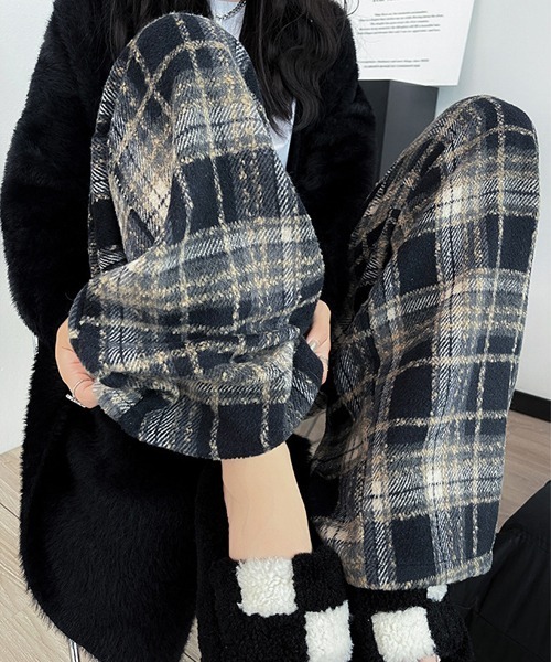 Ressaca（レサーカ）の「ルーズシルエットチェック柄イージーパンツ（その他パンツ・レディース・レッド/ブラック/ブルー/ブラウン・M/L）」の17枚目の写真