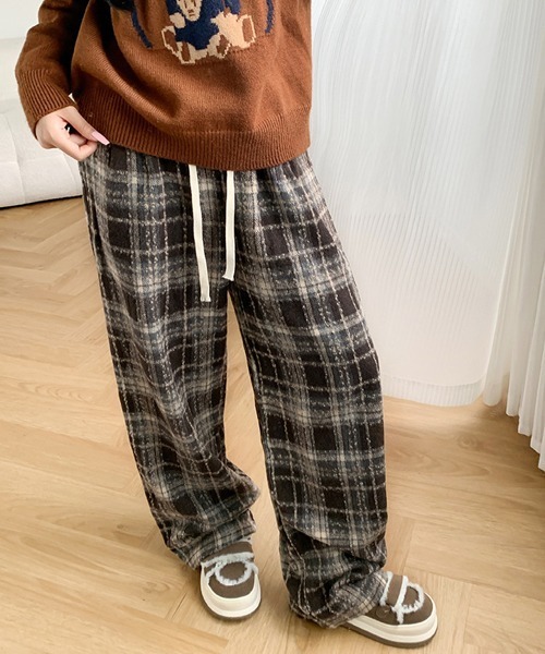 Ressaca（レサーカ）の「ルーズシルエットチェック柄イージーパンツ（その他パンツ・レディース・レッド/ブラック/ブルー/ブラウン・M/L）」の20枚目の写真