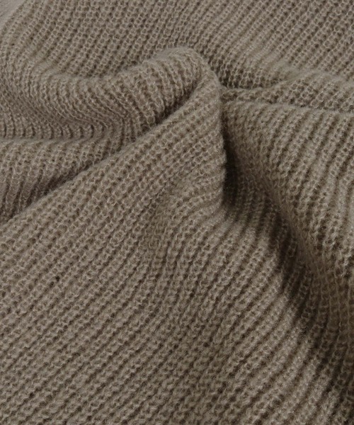 ANGENEHM（アンゲネーム）の「ms6607-Fuzzy-Knit Skipper Polo モヘアニットスキッパーポロシャツ(AG07-030acg)（ポロシャツ・メンズ・ブラック/レッド/ブルー系その他/マスタード/グレイッシュベージュ・M/L/S）」の8枚目の写真
