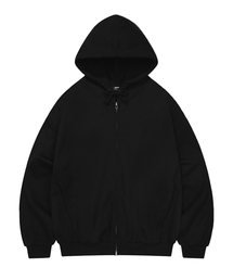 KANEITEI（カネイテイ）の「MINIMAL OVER FIT HOODIE ZIP-UP (BLACK)（パーカー）」