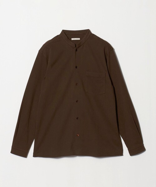 UNITED ARROWS(ユナイテッドアローズ)の「スエーディージャージ バンドカラーシャツ(シャツ/ブラウス・メンズ・モカ/ブラック・L/XL/S/M)」の11枚目の写真