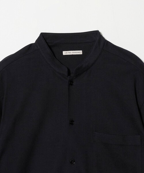 UNITED ARROWS(ユナイテッドアローズ)の「スエーディージャージ バンドカラーシャツ(シャツ/ブラウス・メンズ・モカ/ブラック・L/XL/S/M)」の20枚目の写真