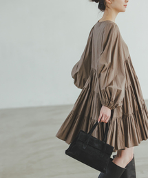 Noble | AULENTTI/オウレンティ スウェードフラップBAG(ハンドバッグ)