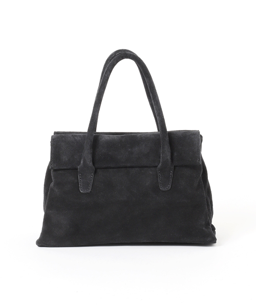 Noble(ノーブル)の「AULENTTI/オウレンティ スウェードフラップBAG(ハンドバッグ・レディース・ブラック/ブラウン・FREE)」の6枚目の写真