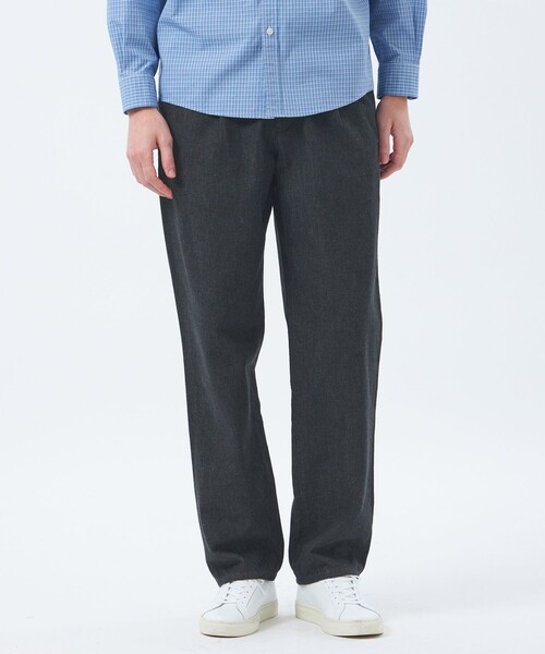 MACKINTOSH PHILOSOPHY(マッキントッシュ フィロソフィー)の「【WEEKENDER】ワンタックテーパード 10ozデニム(その他パンツ・メンズ・ホワイト/チャコールグレー・38/40)」の2枚目の写真