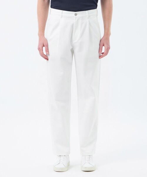 MACKINTOSH PHILOSOPHY(マッキントッシュ フィロソフィー)の「【WEEKENDER】ワンタックテーパード 10ozデニム(その他パンツ・メンズ・ホワイト/チャコールグレー・38/40)」の4枚目の写真