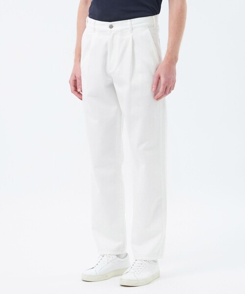 MACKINTOSH PHILOSOPHY(マッキントッシュ フィロソフィー)の「【WEEKENDER】ワンタックテーパード 10ozデニム(その他パンツ・メンズ・ホワイト/チャコールグレー・38/40)」の9枚目の写真