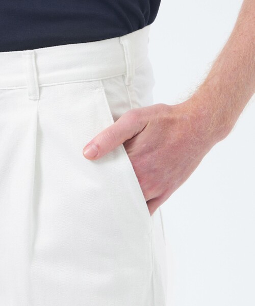 MACKINTOSH PHILOSOPHY(マッキントッシュ フィロソフィー)の「【WEEKENDER】ワンタックテーパード 10ozデニム(その他パンツ・メンズ・ホワイト/チャコールグレー・38/40)」の11枚目の写真