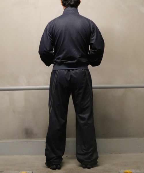TENEZ(テネス)の「TENEZ Track Pants Two Stripes (デニム風)(スウェットパンツ・メンズ・ダークブルー・LARGE/MEDIUM)」の16枚目の写真