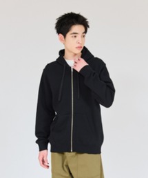 【Hanes/ヘインズ】メンズ Hanes SWEATS KURO スウェットジップアップフーディー