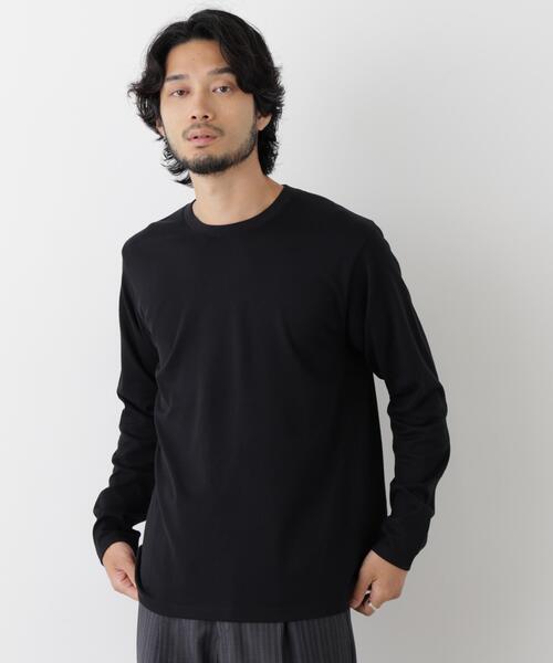 NANO universe（ナノユニバース）の「Anti Soaked(R) 汗染み防止 クルーネックTシャツ（Tシャツ/カットソー・メンズ・ホワイト/チャコール/ブラック・L/S/M/XL）」の22枚目の写真