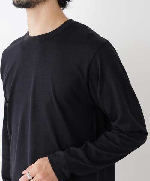 NANO universe（ナノユニバース）の「Anti Soaked(R) 汗染み防止 クルーネックTシャツ（Tシャツ/カットソー・メンズ・ホワイト/チャコール/ブラック・L/S/M/XL）」の5枚目の写真
