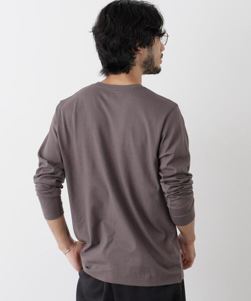 NANO universe（ナノユニバース）の「Anti Soaked(R) 汗染み防止 クルーネックTシャツ（Tシャツ/カットソー・メンズ・ホワイト/チャコール/ブラック・L/S/M/XL）」の10枚目の写真