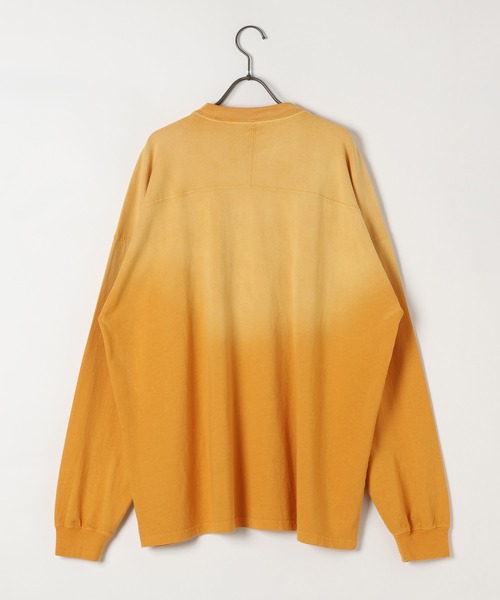 GEORGE'S(ジョージズ)の「加工フットボールロンT(Tシャツ/カットソー・メンズ・ワインレッド/ブラック/マスタード・MEDIUM/LARGE)」の4枚目の写真