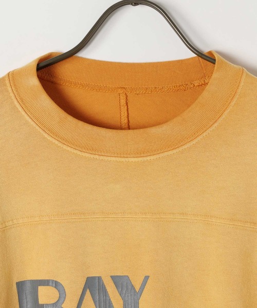 GEORGE'S(ジョージズ)の「加工フットボールロンT(Tシャツ/カットソー・メンズ・ワインレッド/ブラック/マスタード・MEDIUM/LARGE)」の5枚目の写真