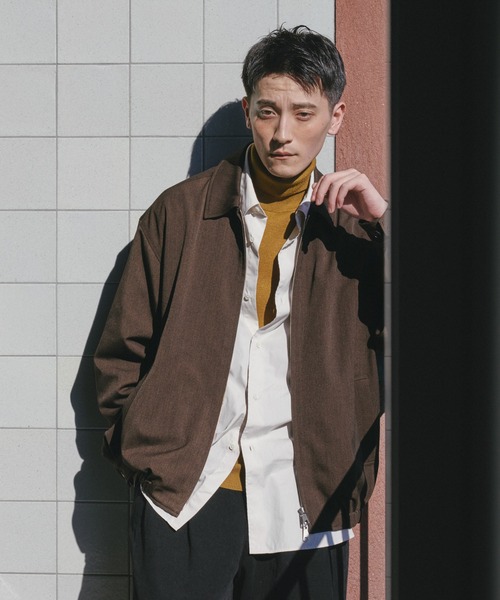 URBAN RESEARCH DOORS(アーバンリサーチドアーズ)の「『UR TECH』 完声ジップブルゾン(ブルゾン・メンズ・ブラック/ブラウン/チェック・LARGE/X-LARGE/MEDIUM)」の2枚目の写真