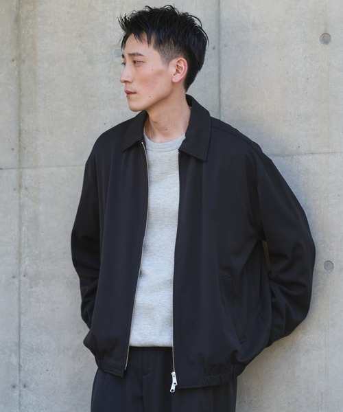 URBAN RESEARCH DOORS(アーバンリサーチドアーズ)の「『UR TECH』 完声ジップブルゾン(ブルゾン・メンズ・ブラック/ブラウン/チェック・LARGE/X-LARGE/MEDIUM)」の4枚目の写真