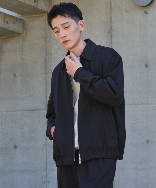 URBAN RESEARCH DOORS(アーバンリサーチドアーズ)の「『UR TECH』 完声ジップブルゾン(ブルゾン・メンズ・ブラック/ブラウン/チェック・LARGE/X-LARGE/MEDIUM)」の8枚目の写真
