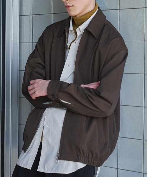 URBAN RESEARCH DOORS(アーバンリサーチドアーズ)の「『UR TECH』 完声ジップブルゾン(ブルゾン・メンズ・ブラック/ブラウン/チェック・LARGE/X-LARGE/MEDIUM)」の13枚目の写真