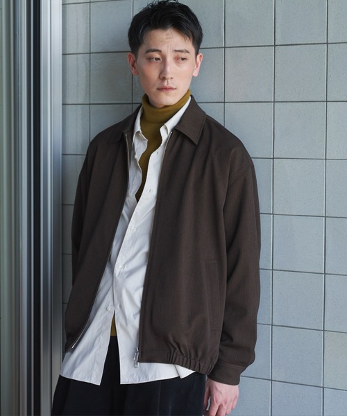 URBAN RESEARCH DOORS(アーバンリサーチドアーズ)の「『UR TECH』 完声ジップブルゾン(ブルゾン・メンズ・ブラック/ブラウン/チェック・LARGE/X-LARGE/MEDIUM)」の14枚目の写真
