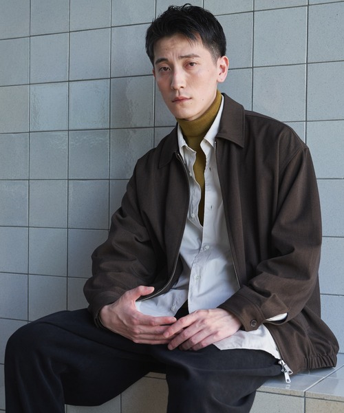 URBAN RESEARCH DOORS(アーバンリサーチドアーズ)の「『UR TECH』 完声ジップブルゾン(ブルゾン・メンズ・ブラック/ブラウン/チェック・LARGE/X-LARGE/MEDIUM)」の16枚目の写真