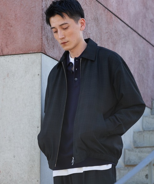 URBAN RESEARCH DOORS(アーバンリサーチドアーズ)の「『UR TECH』 完声ジップブルゾン(ブルゾン・メンズ・ブラック/ブラウン/チェック・LARGE/X-LARGE/MEDIUM)」の18枚目の写真