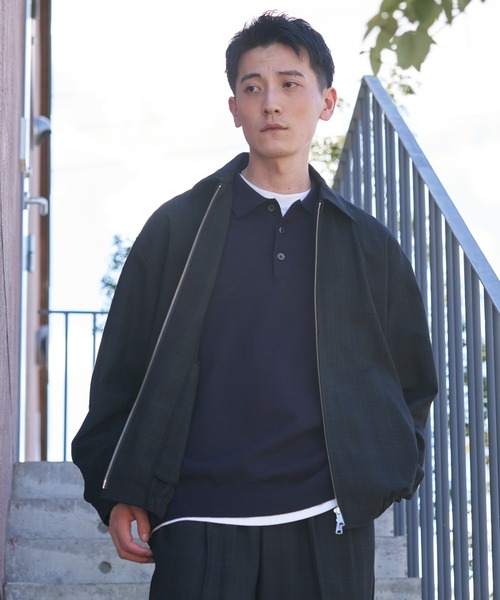 URBAN RESEARCH DOORS(アーバンリサーチドアーズ)の「『UR TECH』 完声ジップブルゾン(ブルゾン・メンズ・ブラック/ブラウン/チェック・LARGE/X-LARGE/MEDIUM)」の20枚目の写真