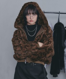 PAGEBOY（ページボーイ）の「リッチファーパーカー（ブルゾン）」