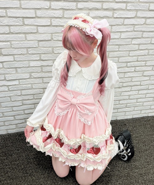 Ank Rouge（アンクルージュ）の「ショートケーキの夢ワンピース（ワンピース・レディース・ピンク/レッド・M）」の13枚目の写真