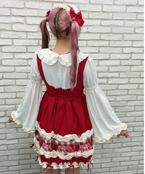 Ank Rouge（アンクルージュ）の「ショートケーキの夢ワンピース（ワンピース・レディース・ピンク/レッド・M）」の17枚目の写真