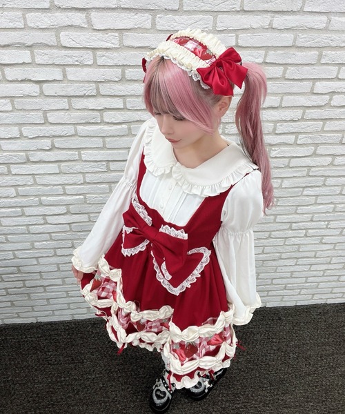 Ank Rouge（アンクルージュ）の「ショートケーキの夢ワンピース（ワンピース・レディース・ピンク/レッド・M）」の18枚目の写真