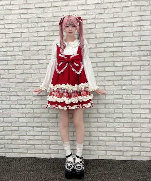 Ank Rouge（アンクルージュ）の「ショートケーキの夢ワンピース（ワンピース・レディース・ピンク/レッド・M）」の20枚目の写真