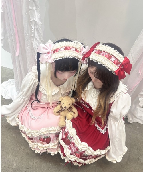 Ank Rouge（アンクルージュ）の「ショートケーキの夢ワンピース（ワンピース・レディース・ピンク/レッド・M）」の22枚目の写真