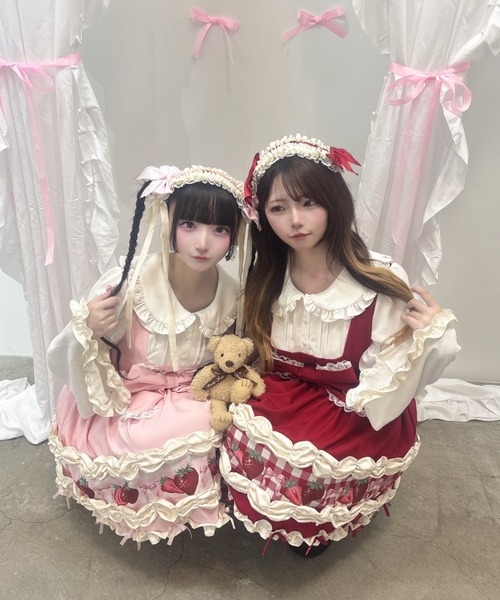 Ank Rouge（アンクルージュ）の「ショートケーキの夢ワンピース（ワンピース・レディース・ピンク/レッド・M）」の21枚目の写真