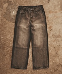 Chick | Washed Vintage-Like Denim Pants / ウォッシュ加工 ヴィンテージライクデニムパンツ メンズ 夏物 夏服(デニムパンツ)