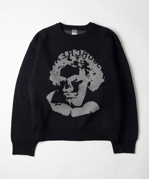 Sourcream（サワークリーム）の「【Sourcream】 偉人ジャガードニット（ニット/セーター・レディース・アイボリー/ブラック・MEDIUM/SMALL）」の22枚目の写真