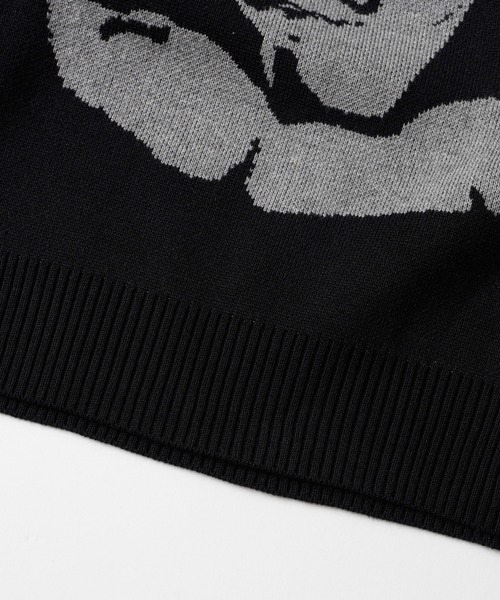 Sourcream（サワークリーム）の「【Sourcream】 偉人ジャガードニット（ニット/セーター・レディース・アイボリー/ブラック・MEDIUM/SMALL）」の7枚目の写真