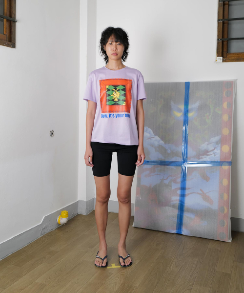 MOSQUITO MURDERERS(モスキートマーダラーズ)の「Now, It’s your turn T-SHIRT -Light purple(Tシャツ/カットソー・レディース・その他・1/2/3)」の2枚目の写真