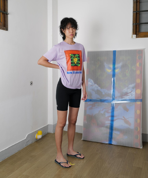 MOSQUITO MURDERERS(モスキートマーダラーズ)の「Now, It’s your turn T-SHIRT -Light purple(Tシャツ/カットソー・レディース・その他・1/2/3)」の3枚目の写真