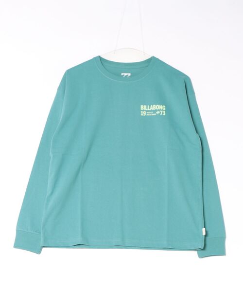 BILLABONG(ビラボン)の「BILLABONG ウィメンズ SUN SURF & FUN LS TEE ロンT 【接触冷感】【BOY FIT】【2026年秋冬モデル】(Tシャツ/カットソー・レディース・グリーン系その他/ブラウン系その他/ブラック/オフホワイト・LARGE/MEDIUM)」の4枚目の写真