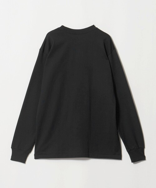 HANES(ヘインズ)の「<Hanes>ロングスリーブ Tシャツ KURO(Tシャツ/カットソー・メンズ・ブラック・XL/L/M)」の2枚目の写真