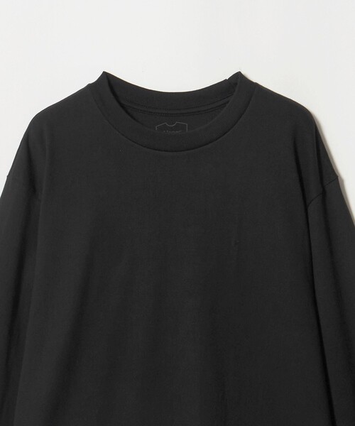 HANES(ヘインズ)の「<Hanes>ロングスリーブ Tシャツ KURO(Tシャツ/カットソー・メンズ・ブラック・XL/L/M)」の3枚目の写真